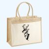 Cotton Pocket Jute Shopper Thumbnail