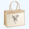 Cotton Pocket Jute Shopper Thumbnail
