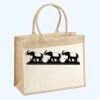 Cotton Pocket Jute Shopper Thumbnail