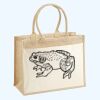 Cotton Pocket Jute Shopper Thumbnail