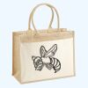 Cotton Pocket Jute Shopper Thumbnail