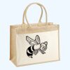 Cotton Pocket Jute Shopper Thumbnail