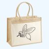Cotton Pocket Jute Shopper Thumbnail
