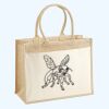 Cotton Pocket Jute Shopper Thumbnail