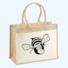 Cotton Pocket Jute Shopper Thumbnail