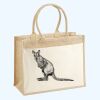 Cotton Pocket Jute Shopper Thumbnail