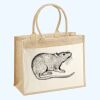 Cotton Pocket Jute Shopper Thumbnail