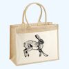 Cotton Pocket Jute Shopper Thumbnail