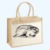 Cotton Pocket Jute Shopper Thumbnail