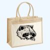 Cotton Pocket Jute Shopper Thumbnail