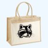 Cotton Pocket Jute Shopper Thumbnail