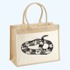 Cotton Pocket Jute Shopper Thumbnail