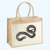 Cotton Pocket Jute Shopper Thumbnail