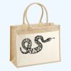 Cotton Pocket Jute Shopper Thumbnail