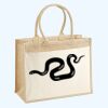 Cotton Pocket Jute Shopper Thumbnail