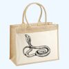 Cotton Pocket Jute Shopper Thumbnail