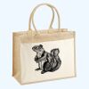 Cotton Pocket Jute Shopper Thumbnail