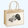 Cotton Pocket Jute Shopper Thumbnail