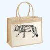 Cotton Pocket Jute Shopper Thumbnail