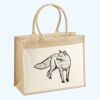 Cotton Pocket Jute Shopper Thumbnail