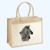 Cotton Pocket Jute Shopper Thumbnail