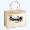 Cotton Pocket Jute Shopper Thumbnail