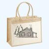 Cotton Pocket Jute Shopper Thumbnail