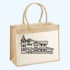 Cotton Pocket Jute Shopper Thumbnail