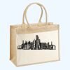 Cotton Pocket Jute Shopper Thumbnail