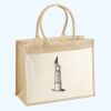 Cotton Pocket Jute Shopper Thumbnail