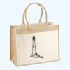 Cotton Pocket Jute Shopper Thumbnail