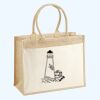 Cotton Pocket Jute Shopper Thumbnail