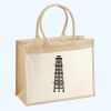 Cotton Pocket Jute Shopper Thumbnail