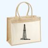 Cotton Pocket Jute Shopper Thumbnail