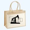 Cotton Pocket Jute Shopper Thumbnail