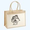 Cotton Pocket Jute Shopper Thumbnail