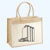 Cotton Pocket Jute Shopper Thumbnail