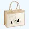 Cotton Pocket Jute Shopper Thumbnail