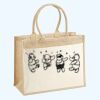 Cotton Pocket Jute Shopper Thumbnail