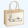 Cotton Pocket Jute Shopper Thumbnail