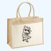 Cotton Pocket Jute Shopper Thumbnail