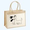 Cotton Pocket Jute Shopper Thumbnail