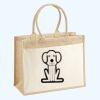 Cotton Pocket Jute Shopper Thumbnail