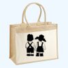 Cotton Pocket Jute Shopper Thumbnail