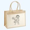 Cotton Pocket Jute Shopper Thumbnail