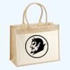 Cotton Pocket Jute Shopper Thumbnail