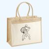 Cotton Pocket Jute Shopper Thumbnail