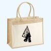 Cotton Pocket Jute Shopper Thumbnail