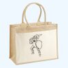 Cotton Pocket Jute Shopper Thumbnail