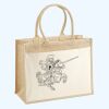 Cotton Pocket Jute Shopper Thumbnail
